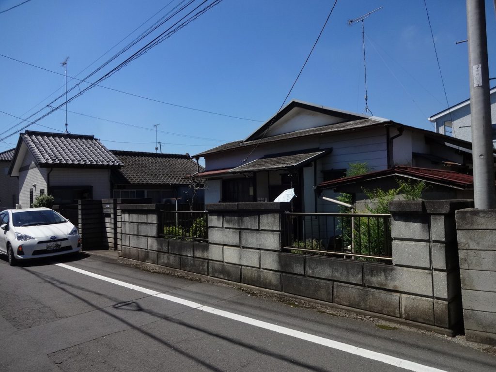壬生町の平屋のご実家。解体工事前の写真